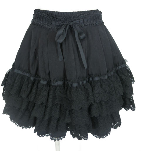 BPN オーバー付きスカート