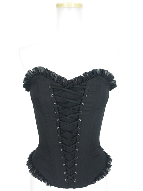 Na+H チュールフリル付きコルセット