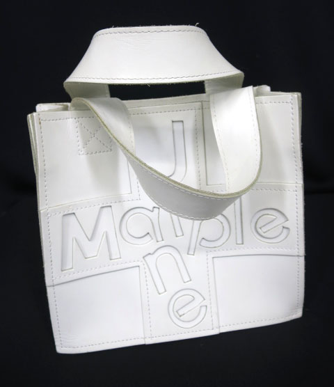 Jane Marple ロゴレザーミニトートバッグ