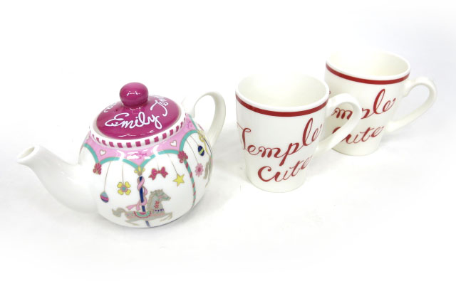 Emily Temple cute ティーポット＆マグカップ２個セット