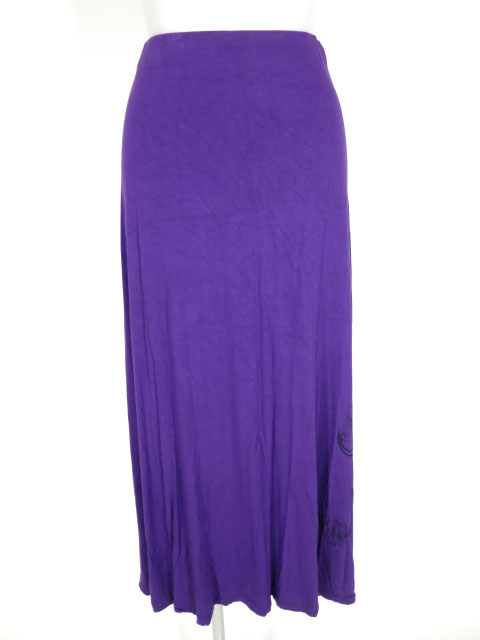 OZZ ONESTE 蝶&花プリントロングスカート