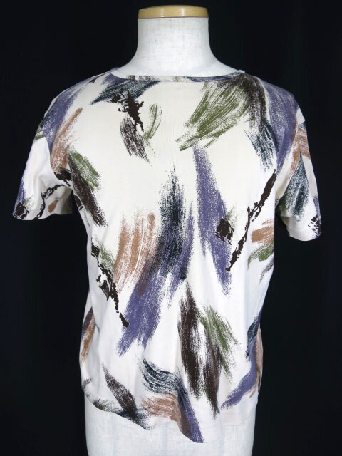 GAULTIER HOMME Object ペンキ柄Tシャツ