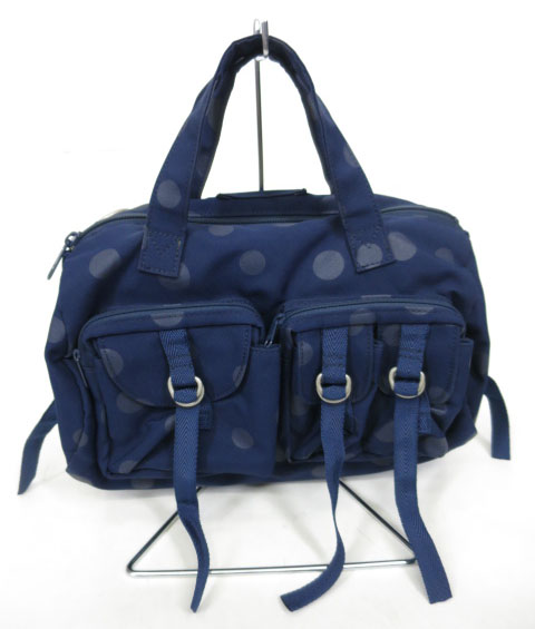 Jane Marple ドット柄ミニドラムバッグ