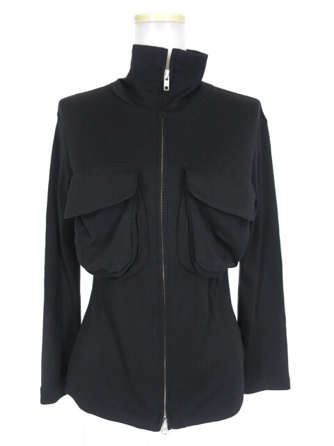 Yohji Yamamoto ウールジップアップブルゾン