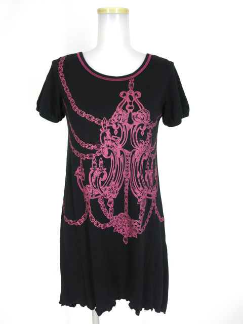 ALGONQUINS シャンデリアプリント半袖チュニックカットソー