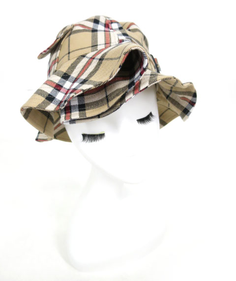 CA4LA ベルト付きチェック柄ハット