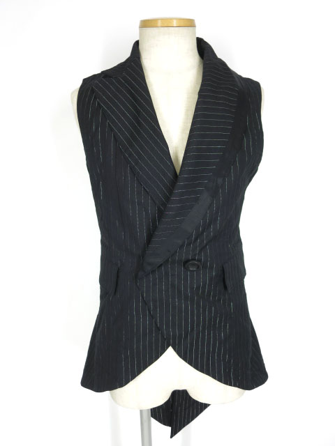 BPN FOR MEN ラメストライプ燕尾ベスト