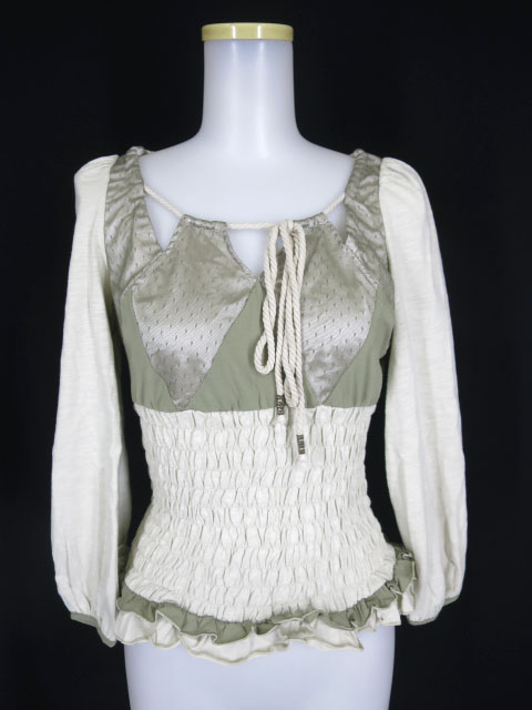 OZZ ANGELO パッチワークトップス