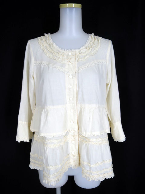 PINK HOUSE 七分袖ブラウス