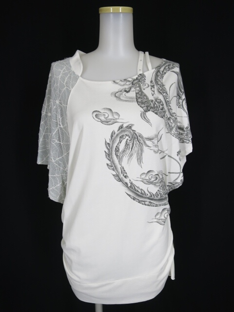 Ozz Croce 和柄アシンメトリーカットソー