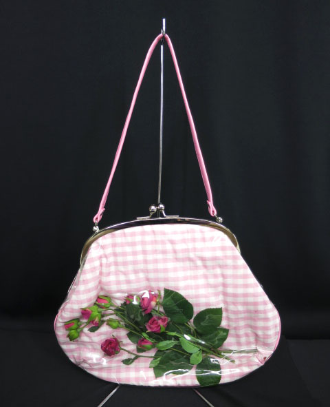 MILK ローズがま口バッグ