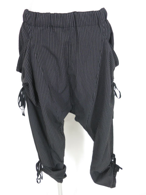 ALGONQUINS ストライプサルエルパンツ