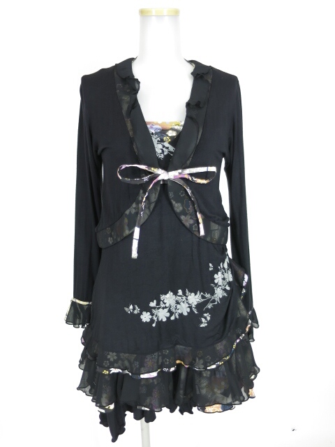 gouk ボレロ付きワンピース