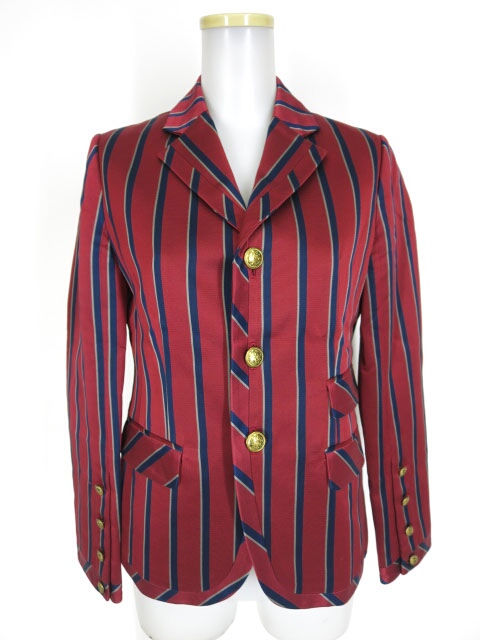 Jane Marple レジメンタルストライプジャケット