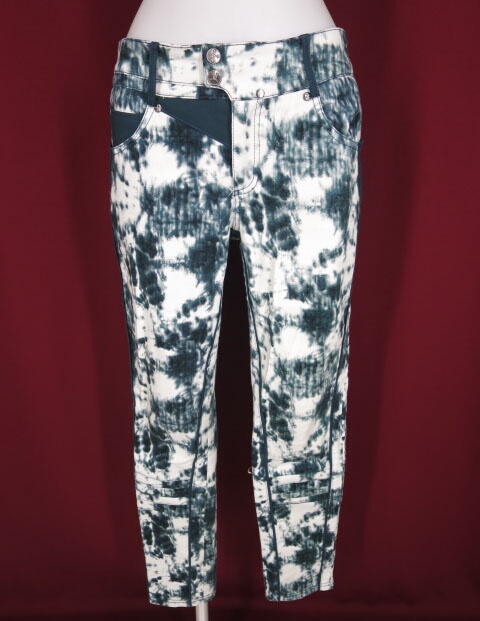 Ozz Croce ムラ染めスリムパンツ