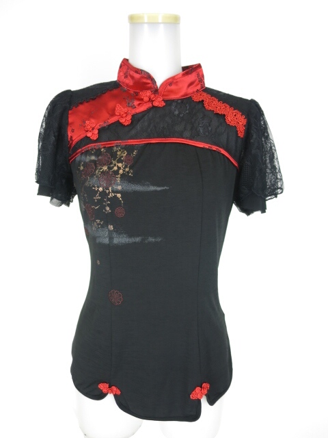 OZZ ONESTE / レース切替チャイナ半袖カットソー | 高価買取ならTokyo