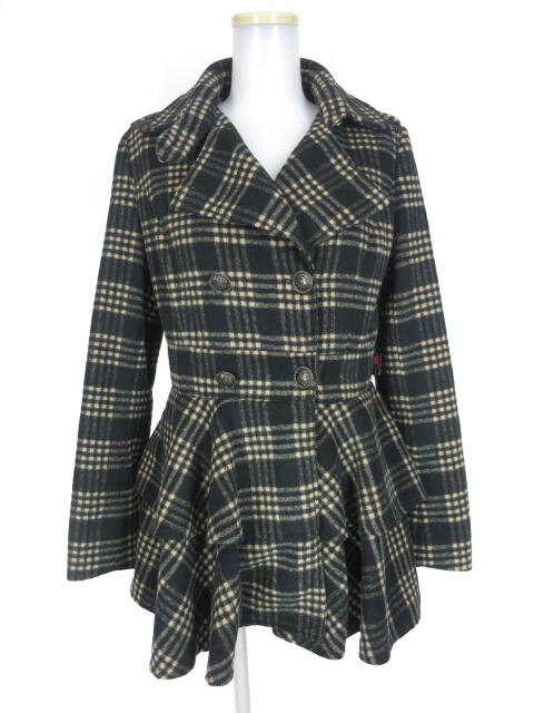 Ozz Croce チェック柄ダブルコート