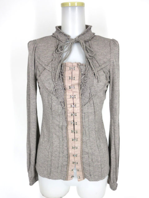 OZZ ANGELO フックボタンカーディガン