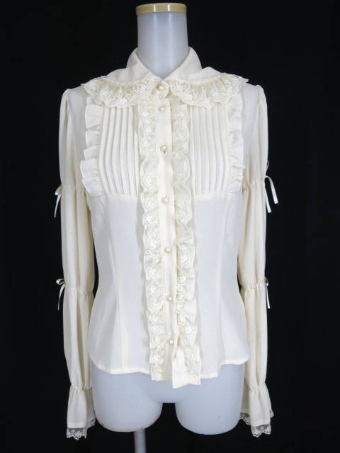 Moi-meme-Moitie バラスカラップオリジナルレースブラウス