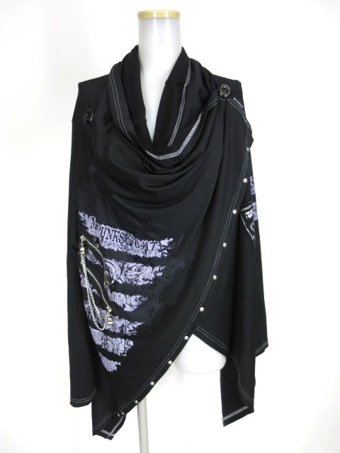 MAD PUNKS パンクドレープカーディガン