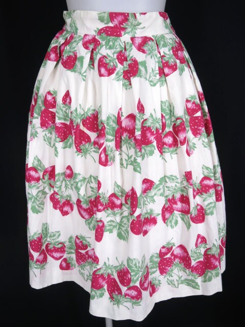 Jane Marple ストロベリーボーダースカート