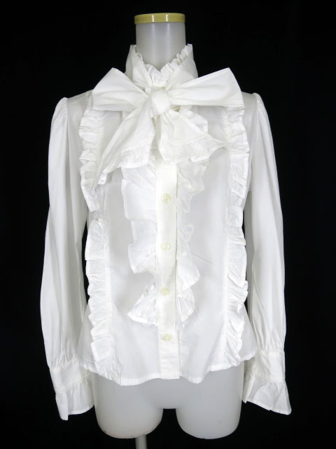 ALICE and the PIRATES タイ付き立ち衿ブラウス