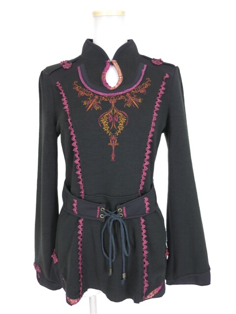 OZZ ONESTE チャイナニットプルオーバー