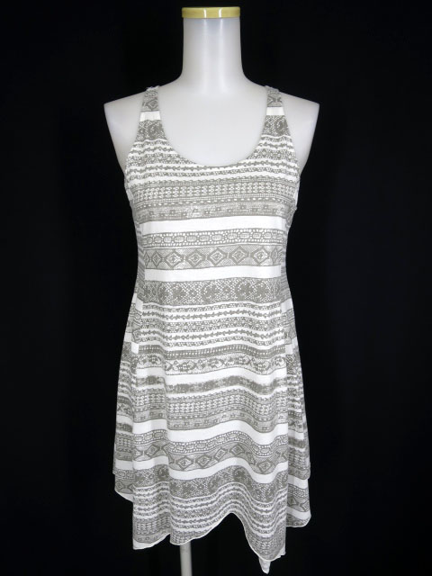 Rozen Kavalier レースプリントノースリーブチュニックワンピース