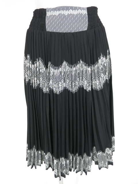 Rozen Kavalier レース付きギャザープリーツスカート