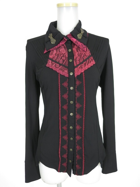 OZZ ONESTE バック編み上げ付きブラウス