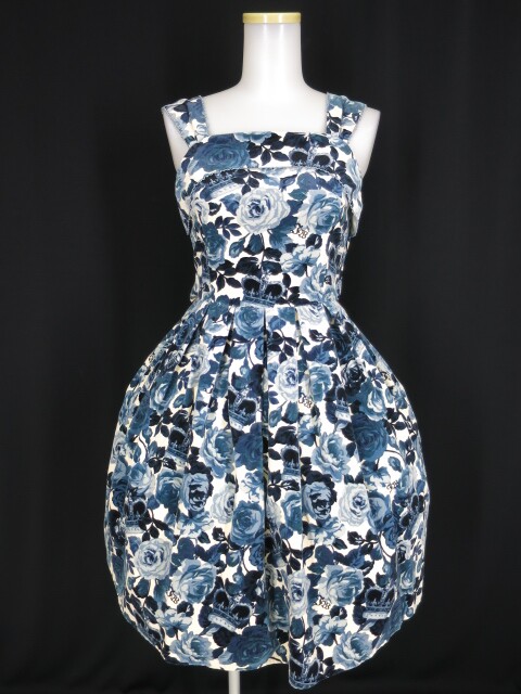 Innocent World 別珍ローズクラウンタックジャンパースカート