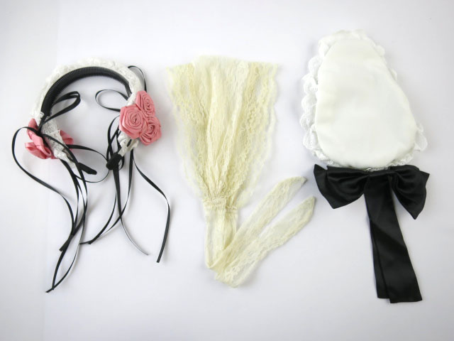 milky ange カチューシャ ヘッドドレス コーム型ヘッドドレス セット