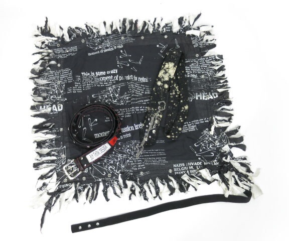 h.NAOTO スタッズベルト ネクタイ 大判バンダナ セット