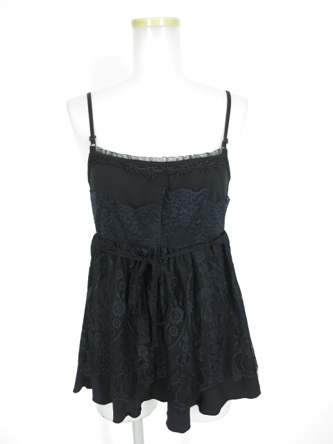 OZZ ONESTE レース付きチュニックキャミソール