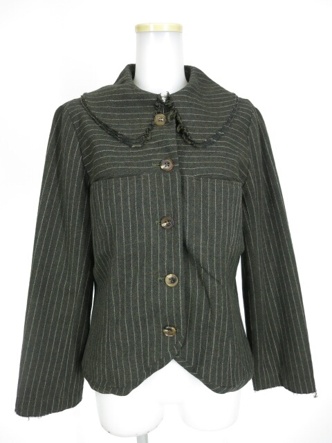 Jane Marple Dans Le Salon ストライプウールジャケット