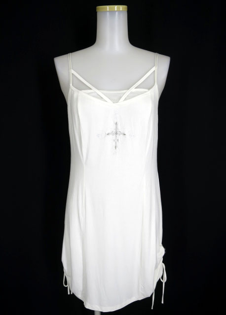 Ozz Croce クロス刺繍入りチュニックキャミソール