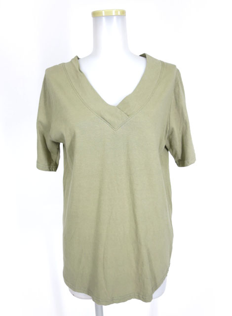 Rozen Kavalier 羽根スタッズVネック半袖カットソー