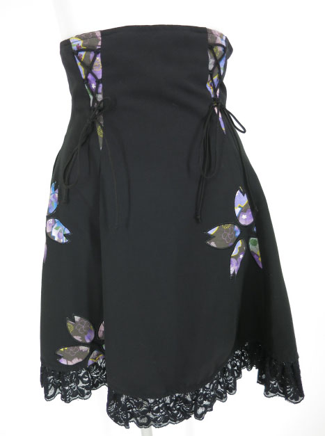 gouk雅 桜ハイウエストスカート