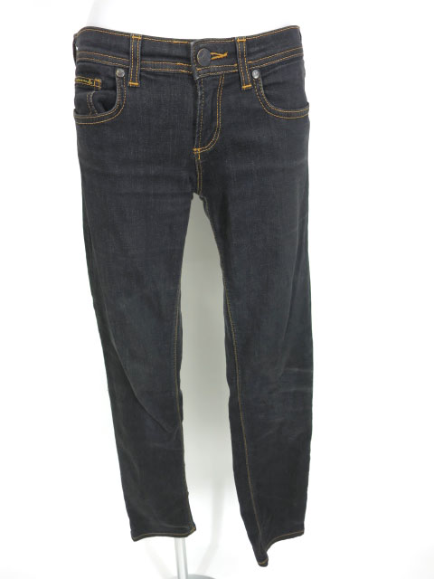 ANGLOMANIA Vivienne Westwood × Lee オーブ刺繍入りスリムデニムパンツ