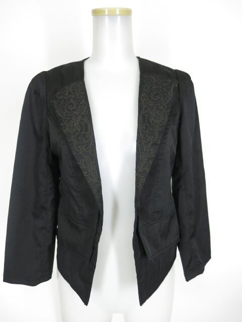 OZZ ANGELO ラペル刺繍ジャケット