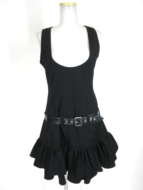 Despair ベルト付きノースリーブワンピース