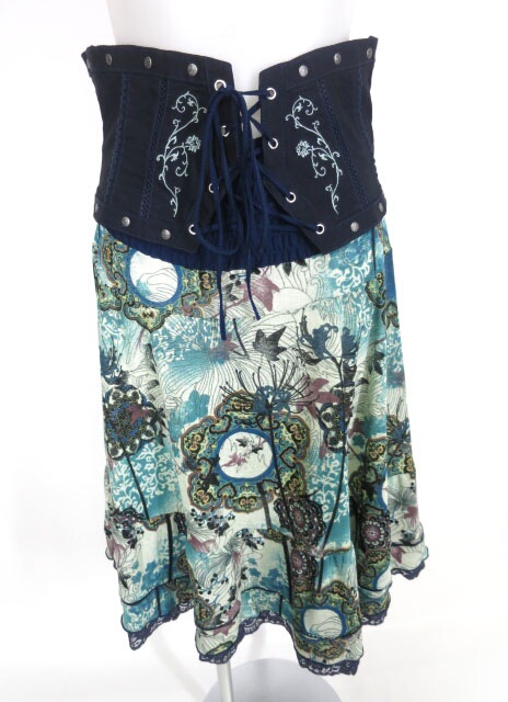 OZZ ONESTE 和柄メッシュチュールスカート（ソフトコルセット付属）