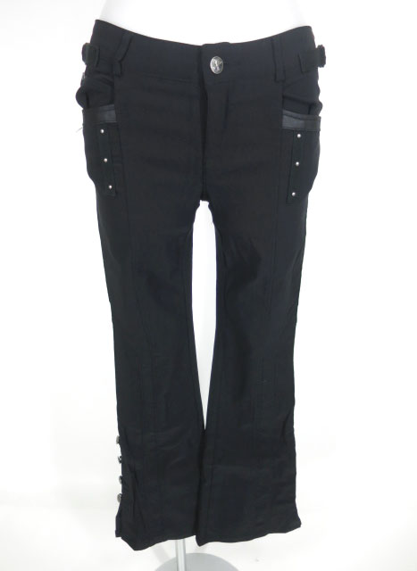 Ozz Croce 裾ボタン付きブーツカットパンツ