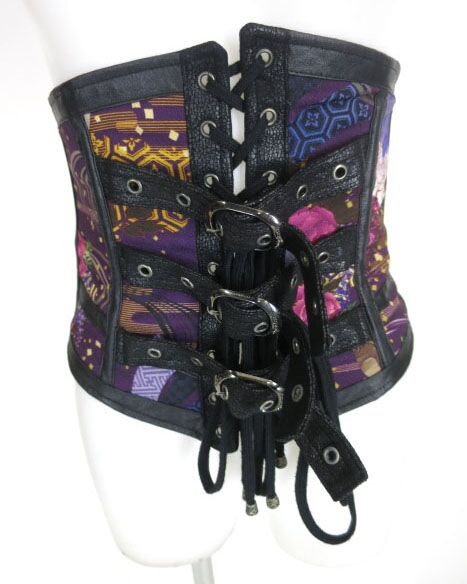 Qutie Frash 3連ベルト和柄コルセット