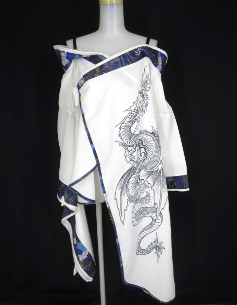 Qutie Frash オフショル着物カーディガン