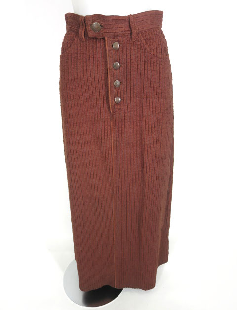 Jean Paul GAULTIER Jean's コーティングコーデュロイロングスカート