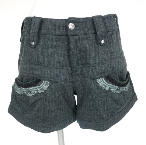 OZZ ANGELO ヘリンボーンツイードショートパンツ