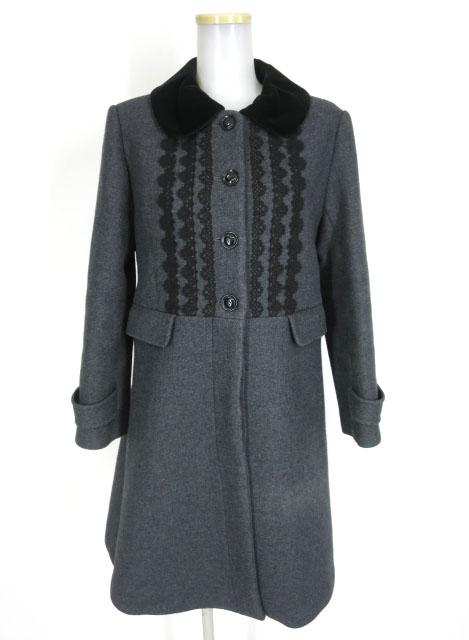 Jane Marple ダブルメルトンのエドワーディアンコート