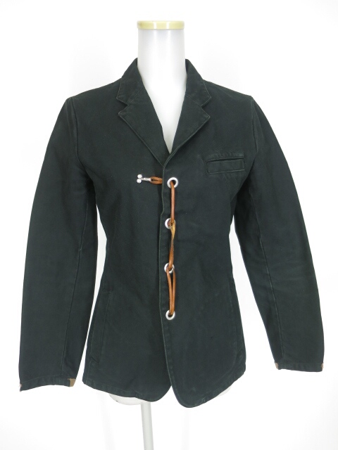 JPG レザー紐ボタンジャケット