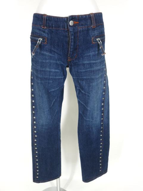 JPG スタッズ付きデニムパンツ